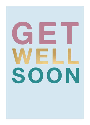 Picture of GET WELL SOON CARD